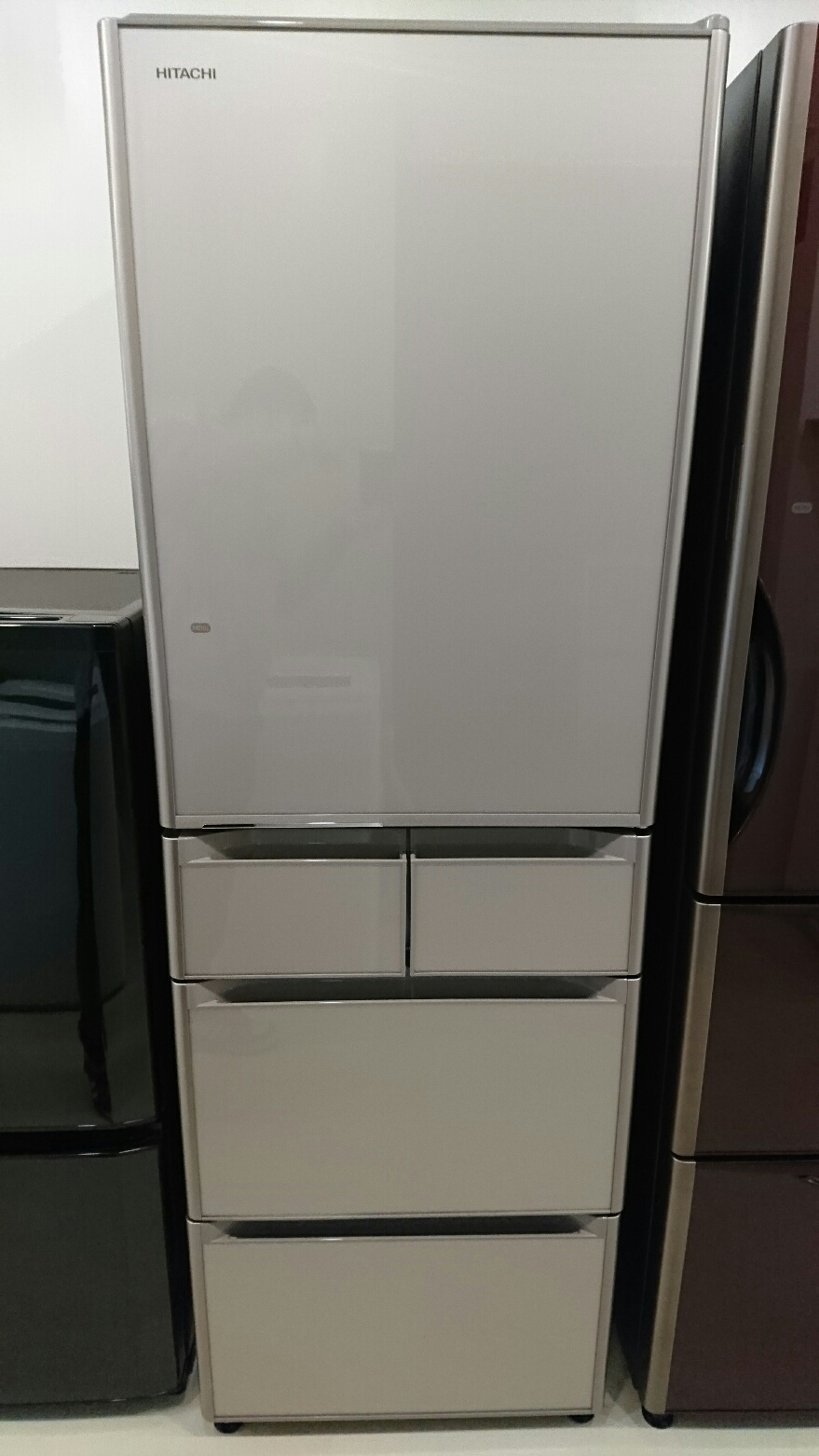 品質保証 日立 ノンフロン冷蔵庫 R-S4200F 401L 2016年製 冷蔵庫 ...