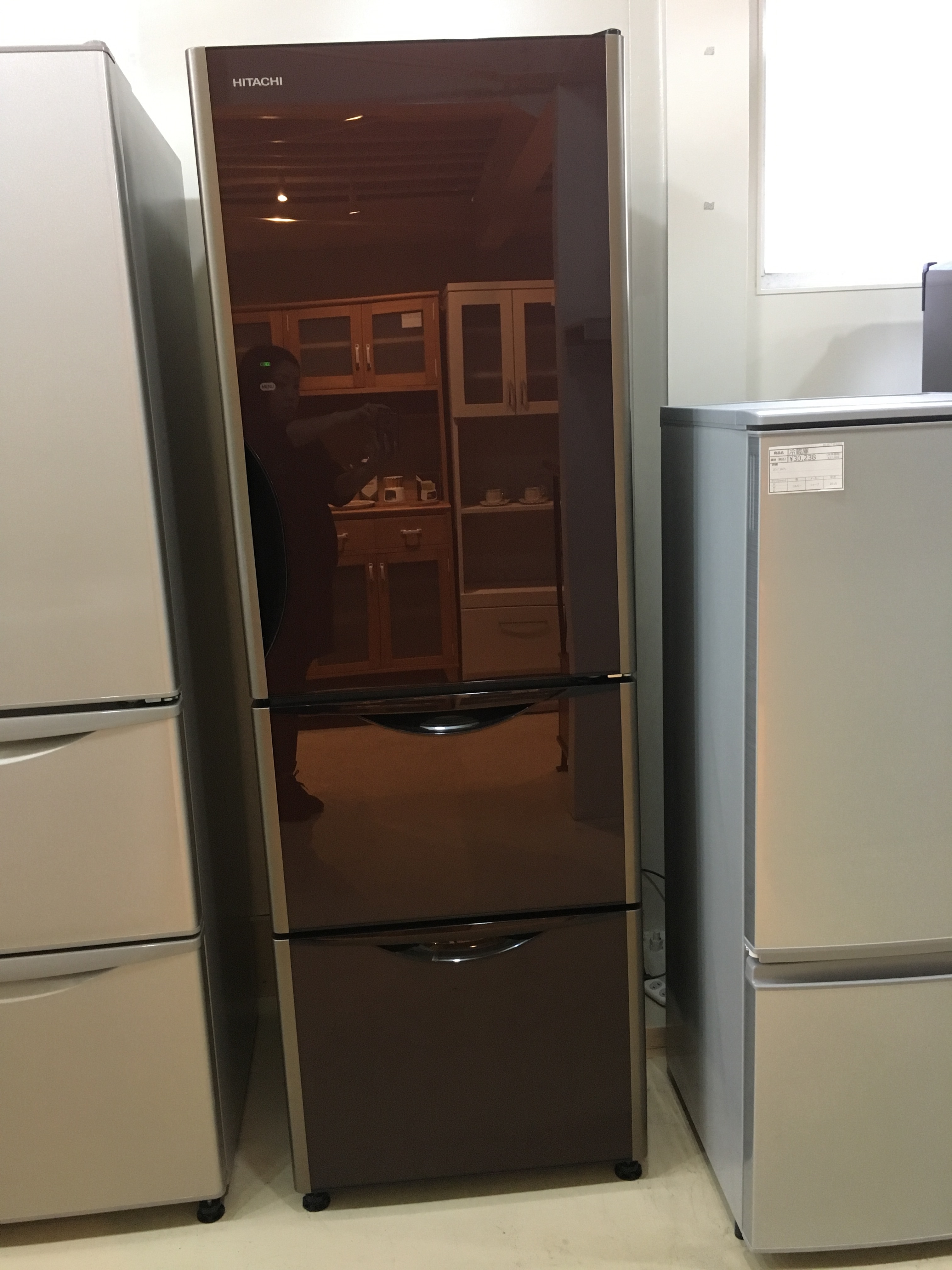 国内配送料無料 日立 地域限定送料無料 冷凍冷蔵庫 R-S3800HV クリスタルドア 冷蔵庫