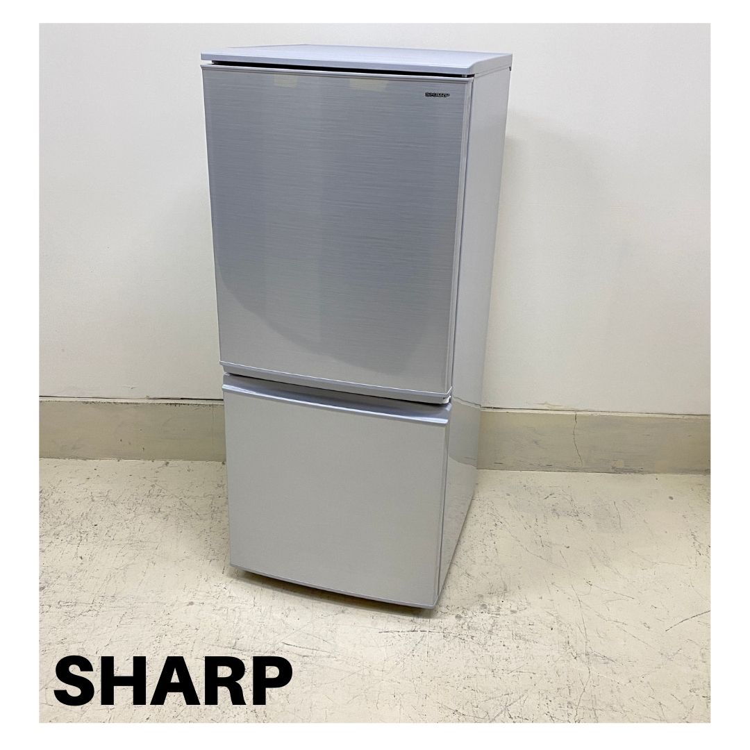 お気に入り】 SHARP 2019年製 137L 冷蔵庫 SJ-D14E-W 冷蔵庫 www.win