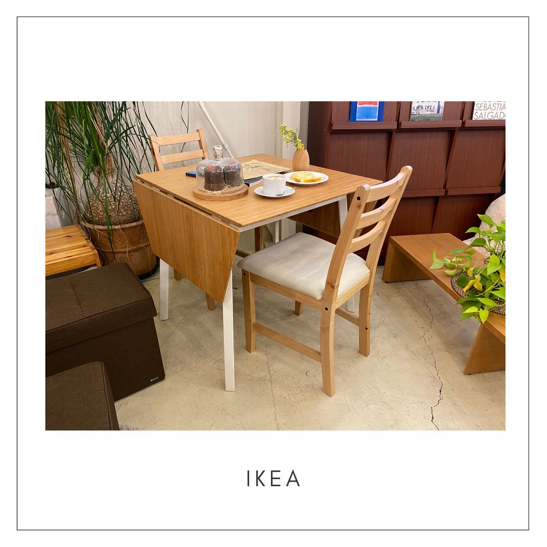 IKEA／ダイニングテーブルセット／バタフライテーブル／北欧 | 宇都宮 
