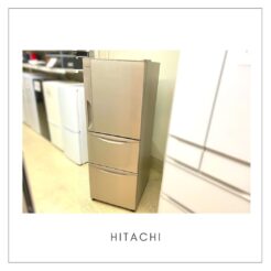 日立／HITACHI／冷蔵庫／R-23HA／2ドア／225Ｌ／2018年製／シルバー 