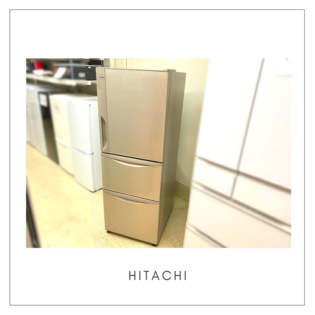 HITACHI 3ドア冷蔵庫 - キッチン家電