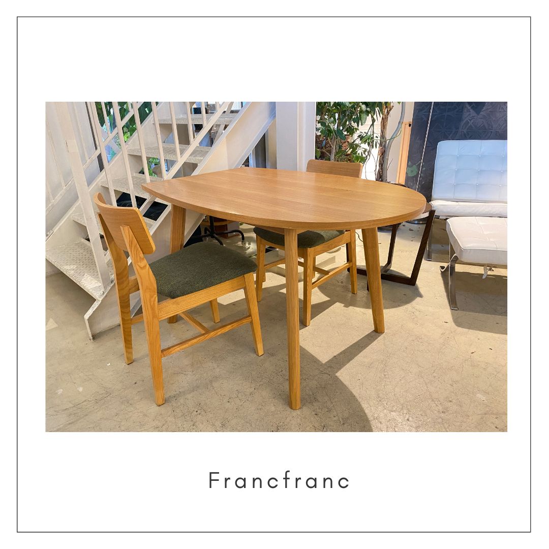 Francfranc／ダイニングテーブルセット／パルセイロ | 宇都宮のリサイクルショップ オトワリバース Francfranc／ダイニングテーブル セット／パルセイロ