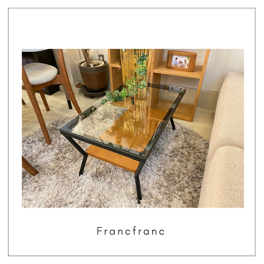 Francfranc／コーヒーテーブル／メリオル | 宇都宮のリサイクルショップ オトワリバース Francfranc／コーヒーテーブル／メリオル